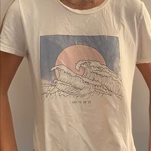 And so it is white wave shirt pac sun LA